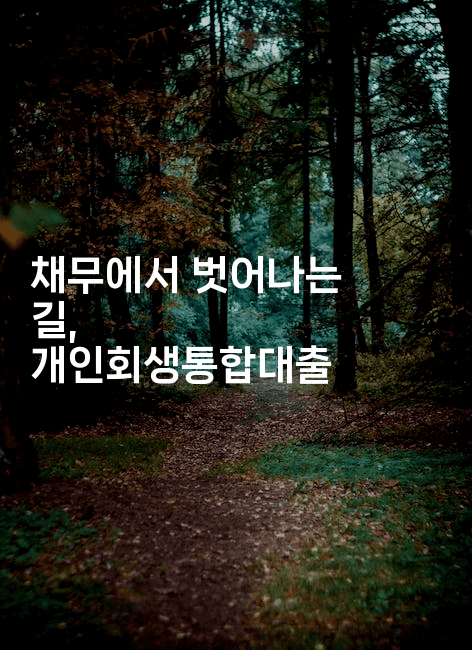 채무에서 벗어나는 길, 개인회생통합대출-미루미루