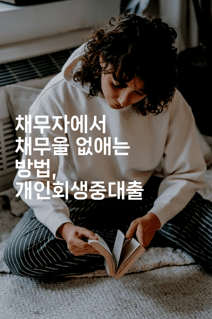 채무자에서 채무을 없애는 방법, 개인회생중대출