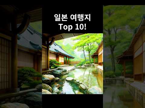 가장 인기있는 일본 도시 Top 10!