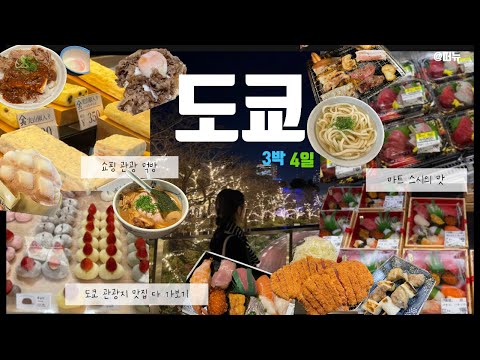 겨울 도쿄 여행 | 도쿄 먹방 맛집 쇼핑 관광 다하는 도쿄 여행 브이로그 Tokyo 여행